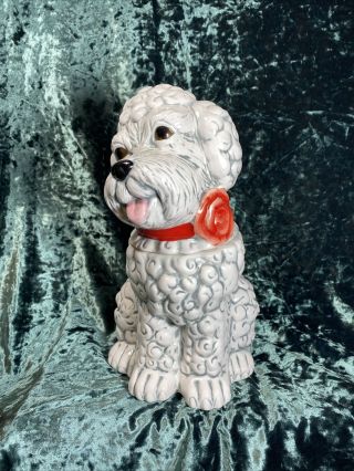 Neiman Marcus Yuyu French Poodle Dog Cookie Jar Rare Retired