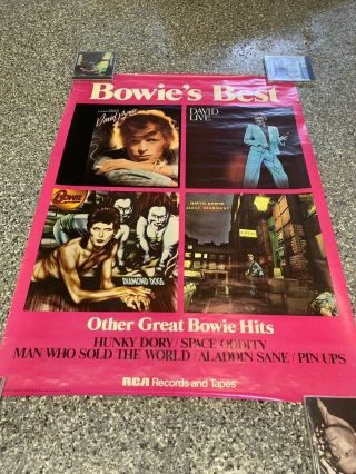 David Bowie Rca Promo Poster Bowie 