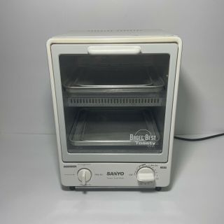 Rare Sanyo Toasty Oven Sk - 7w Space Saving Toaster Bagel Best Great