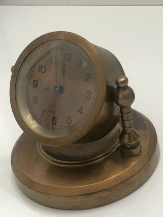 Rare Junghans Old Antique Vintage Heavy German Desk Clock