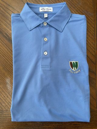 Pine Valley Golf Club Peter Millar Summer Comfort Polo Golf Shirt Rare Logo S