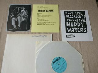 Muddy Waters Rare Live Recordings Vol.  2 Uk 1st Press Blues Lp Python Lbl.  Ex