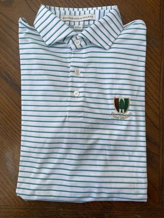 Pine Valley Golf Club Holderness & Bourne Polo Golf Shirt Rare Logo M White