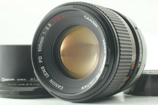 Rare " O " [ Near ] Canon Fd S.  S.  C Ssc 100mm F2.  8 Mf Portrait Lens From Japan