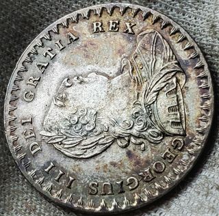 1 Shilling 6 Pence 1811 George III Bank of England ToningTop Grade Very Rare 3