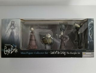 Corpse Bride Land Of The Living Mini - Figure Everglot Set Rare Mcfarlane Toys