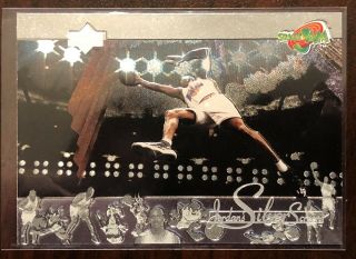 Michael Jordan 1997 Upper Deck Space Jam Js6 Silver Screen Sp Insert Rare