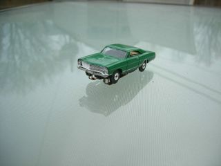 Aurora T - Jet Very Rare Ford Galaxie Xl 500 In Solid Green Complete
