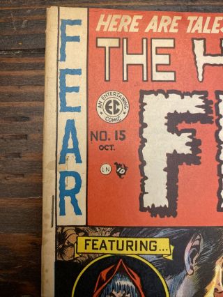 The Haunt of Fear 15 F/VF EC Comics Pre Code Horror.  RARE 2