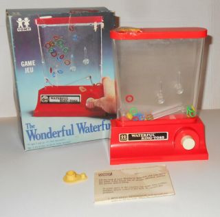 1976 Tomy The Wonderful Waterfuls Ring Toss Canadian Rare Htf