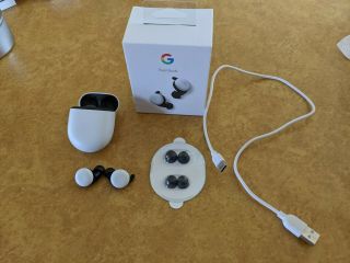 Google Pixel Buds 2nd Gen.  Wireless In - Ear Headset - White Rarely