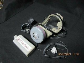 Isi Full - Face Air Supplied Respirator With Typhoon Battery Pack.  Rare -