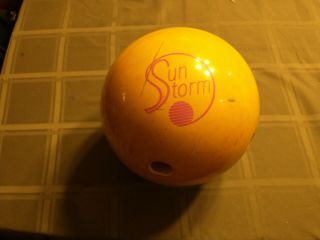 Very Rare Sun Storm Bowling Ball