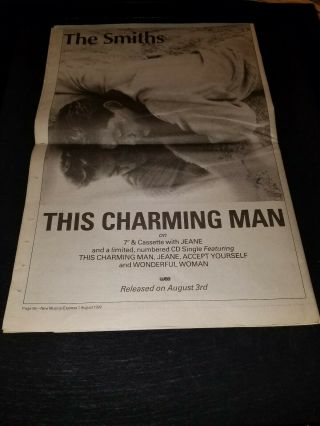The Smiths This Charming Man Rare Uk Promo Poster Ad Framed 2