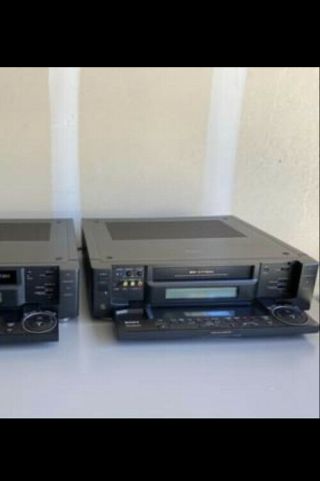 Sony Slv - R1000 Vhs S - Vhs Hi - Fi Editing Vcr (- For Parts/repair) Rare