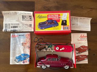 Rare Vintage Schuco Elektro Ingenico 5380u Red Toy Remote Car