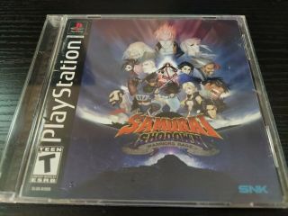 Samurai Shodown: Warriors Rage Sony Playstation 1 Rare Snk Ps1 Fighting Complete