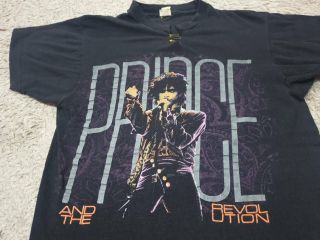 Rare Vintage 80s Prince And The Revolution World Tour 1985 Promo T Shirt Size S