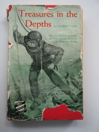 Classic Helmet Diving Book Robert Uhl Navy Salvage Hb Dj Rare