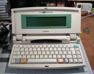 Rare Vintage Canon Starwriter Jet 300 Word Processor Vs180 - As - Is