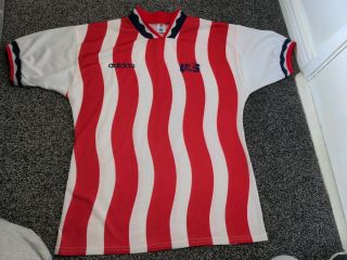 Usa Football Shirt 1994 Candy Stripe Adidas 40 - 42 Rare Vintage