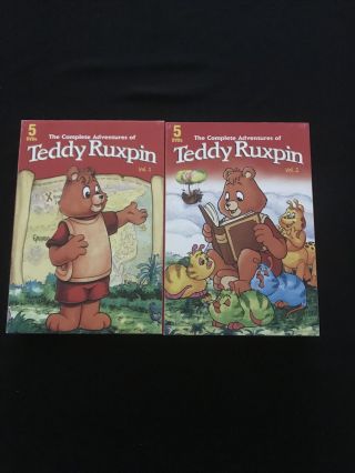 The Complete Adventures Of Teddy Ruxpin Vol.  1 & 2 Dvd 2012 10 - Disc Set Euc Rare