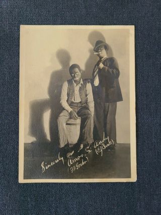 Vintage Amos And Andy 5 X 7 Controversial 1929 Advertisement Rare
