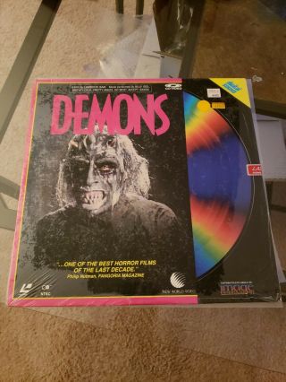 Demons Lamberto Bava Laserdisc Still In Shrink Rare Horror