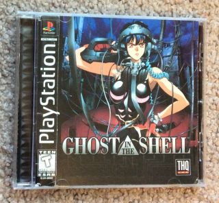 Ghost In The Shell (ps1,  1997) Playstation Cib Complete Registration Card Rare