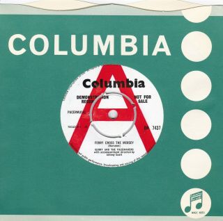 Gerry & The Pacemakers - Ferry Cross The Mersey Rare 1966 Uk Columbia Demo M -