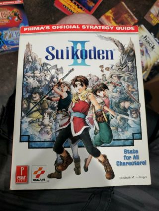 Suikoden Ii Prima Official Strategy Guide - Ps1 - Playstation 1 - Rare