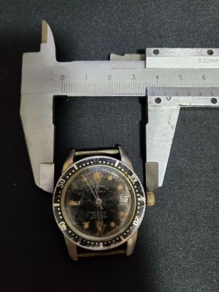 DIVING vintage SULLY SPECIAL AUTOMATIC CAL 2472 WATCH VERY RARE 3