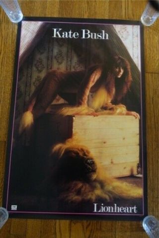 Kate Bush Lionheart 1978 Poster Promo Rare