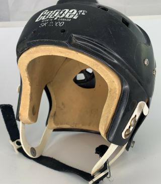 Cooper Sk2000 Hurling Ice Hockey Helmet Rare Vintage Black Junior Or Size Small