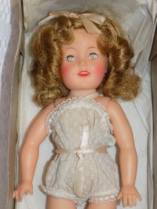 Vintage 12 " Tall Ideal Shirley Temple Doll Nmib Rare Chemise All