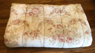 Ralph Lauren Heartland Floral Twin Comforter - Softly Roses Rare