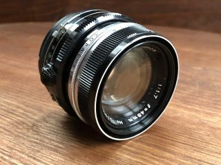Rare Rangefinder Lens Mamiya Sekor 1960 48 Mm F:1.  7 Adapted To Fujifilm X