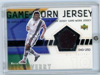 2000 Upper Deck Mls Jersey Material Card Marco Etcheverry Dc D.  C.  United Rare