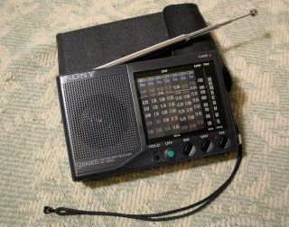Rare Sony Icf - Sw22 Fm/sw/mw 1 - 7 World Band Radio Receiver Xclnt Shortwave