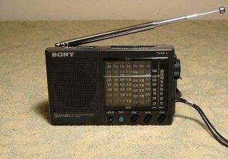RARE SONY ICF - SW22 FM/SW/MW 1 - 7 WORLD BAND RADIO RECEIVER XCLNT SHORTWAVE 3