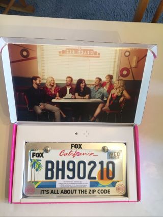 2019 Fox Beverly Hills 90210 Promo License Plate Bh90210 Rare