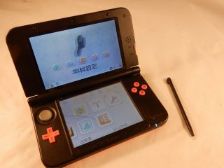 Nintendo 3ds Ll (xl) Orange System (rare, ) S628