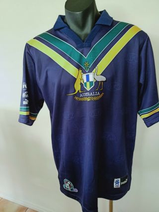 Vintage International Rules Australian Jersey 2000 Puma Afl Rare Size L