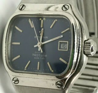 Eterna Neptune Kon Tiki Quartz Women Wristwatch Vintage Rare Swiss Made