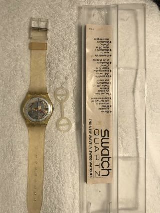 Vintage Rare 80’s Swatch Watch Jellyfish GK100 collectible 2