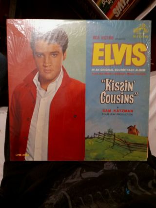 Rare Cover Elvis Presley Kissin’ Cousins Lpm - 2894 Orig Pressing Dog On Top