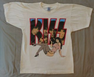 Vintage Kiss Crazy Nights Concert T - Shirt Men 