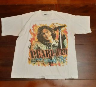 Ultra Rare Vintage Pearl Jam No Code 1996 Tour Concert Tshirt - Xl (hartford)