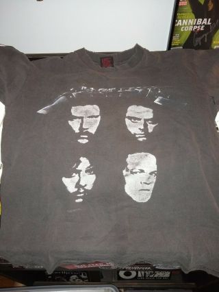 Rare Vintage Metallica 1991 Tour Concert T Shirt 90s Metal Black L
