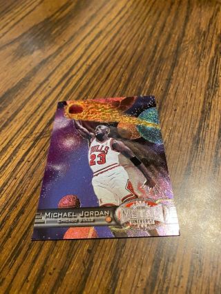 Michael Jordan 1997 - 1998 Fleer Metal Universe Card 23 Chicago Bulls Nba Rare